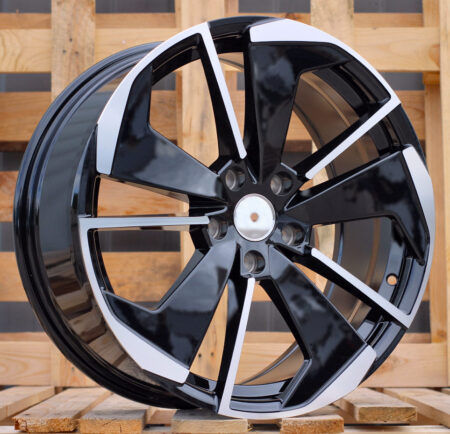 R18x8  5X112  ET  45  57.1  I5579  Black Polished (MB)  For SKODA  (K7)