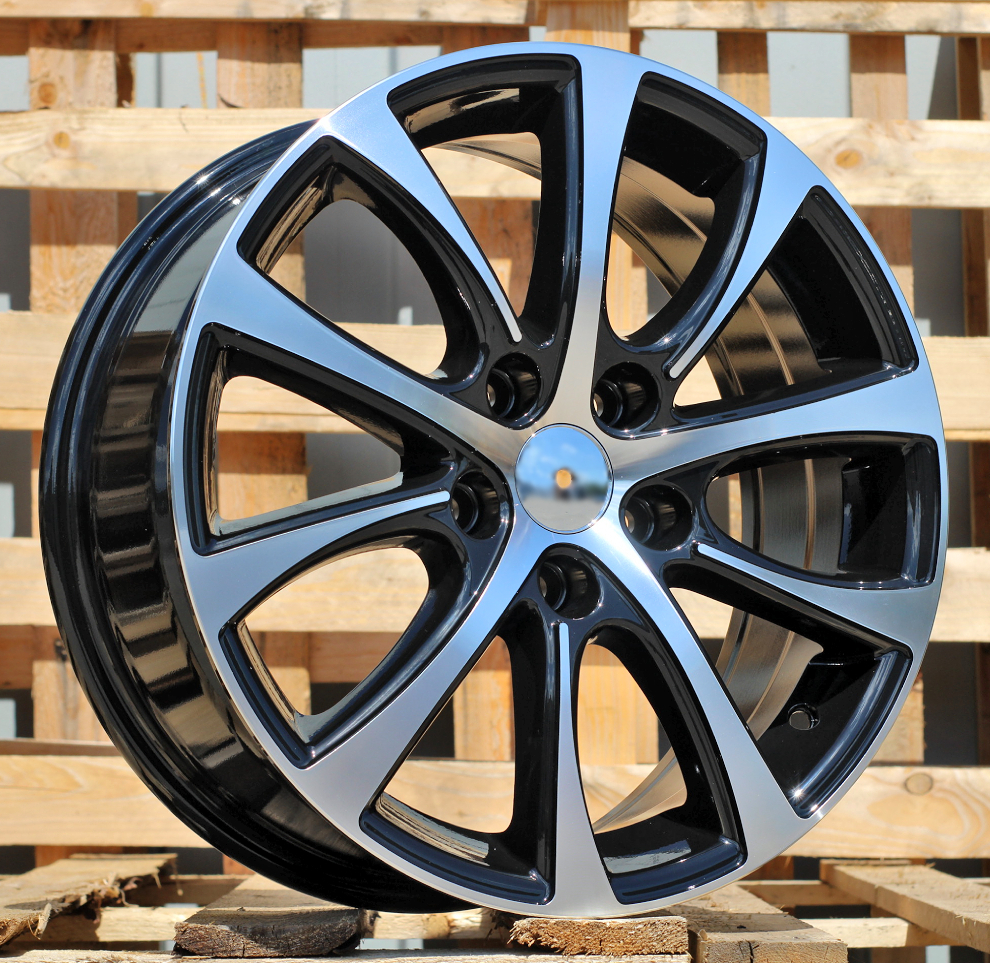 R17x7  5X114.3  ET  40  67.1  BY971  Black Polished (MB)  For RACIN  (Z1)