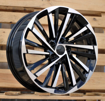 R17x7  5X112  ET  40  57.1  FBX261  Black Polished (MB)  For SKODA  (Z7)  (HYBRID FORGED)