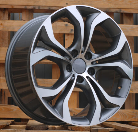 R19x9  5X120  ET  48  74.1  BY117  Grey Polished (MG)  For BMW  (P)  (X5)