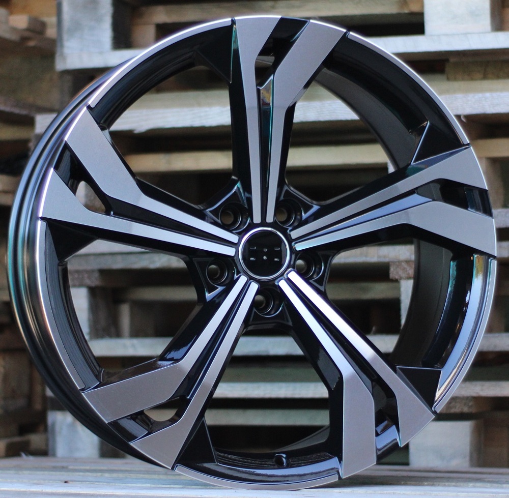 R20x8.5  5X112  ET  36  66.5  B5873  Black Polished (MB)  For AUD  (K2+Z7)