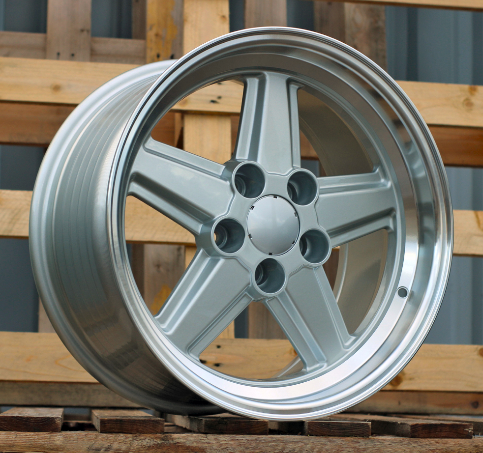 R17x9  5X112  ET  24  66.6  FD5938  Silver+Polished Lip (SP)  For MER  (P)  (Rear+Front)