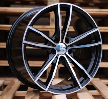 R19x8  5X120  ET  36  72.6  A5588  (BK5495)  Black Polished (MB)  For BMW  (P)  (Rear+Front)