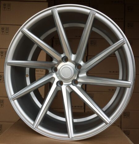 R18x8 5X112 ET 30 66.5 B1059 Machined Silver (MS) For RACIN (Z2) (RIGHT SIDE (Style Vossen))