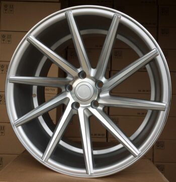 R20x10  5X112  ET  38  66.5  B1059  Machined Silver (MS)  For RACIN  (Z7)  (LEFT SIDE (Style Vossen)Front+Rear)