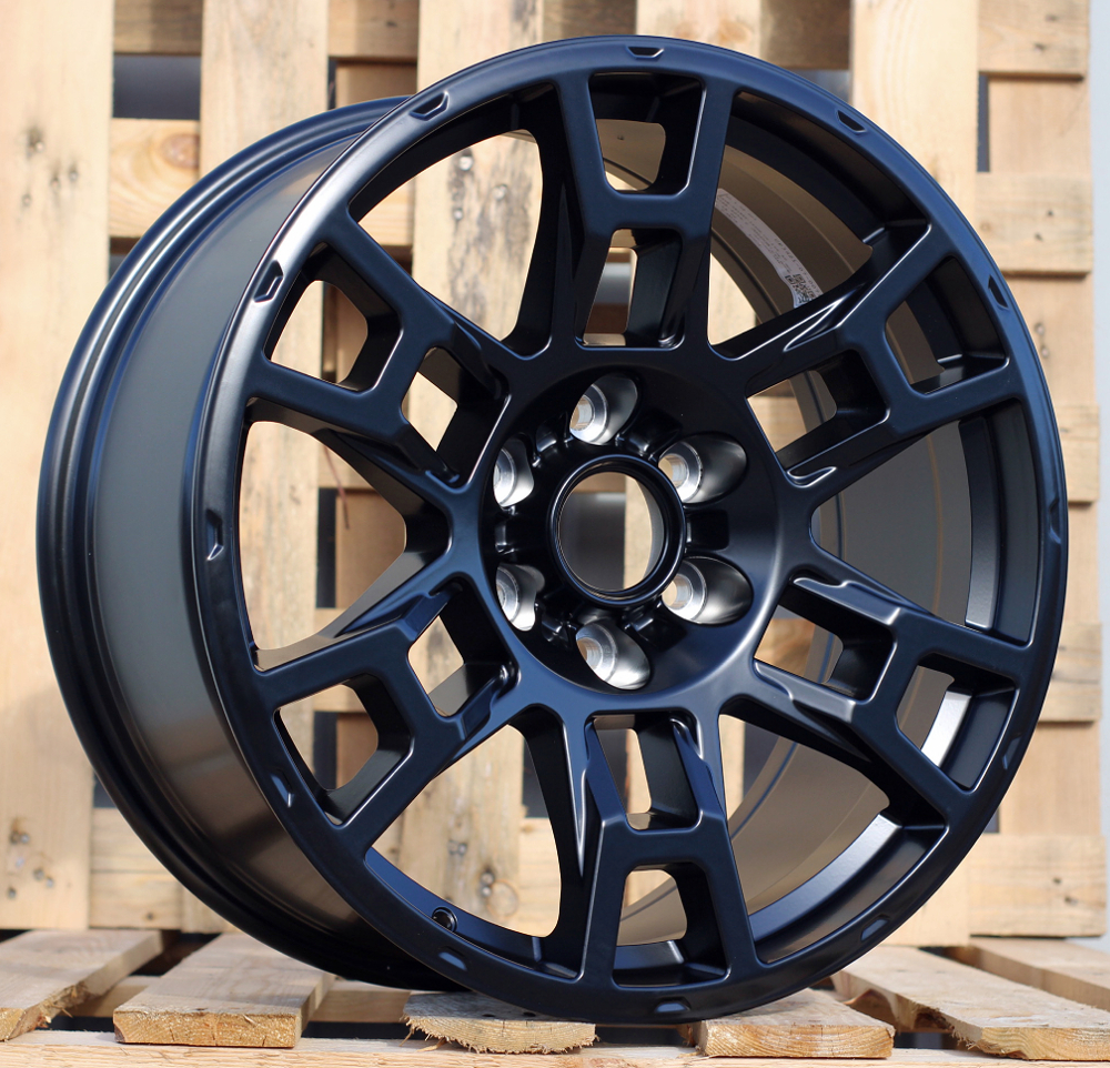 R20x9  6X139.7  ET  15  106.5  D1630  Black Half Matt (BLHM)  For TOYOT  (K3)