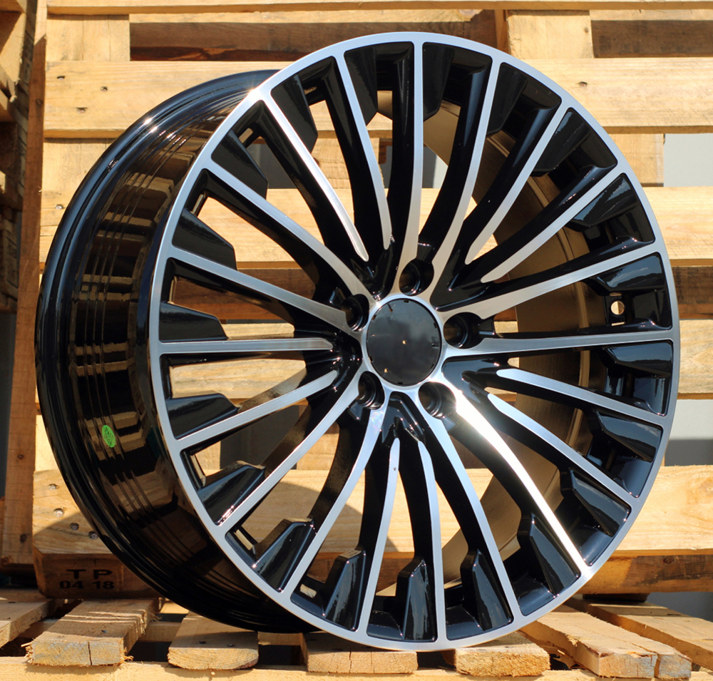 R20x8.5  5X112  ET  35.5  66.6  FBX132  Black Polished (MB)  For MER  (Z6)  (HYBRID FORGED Front+Rear)