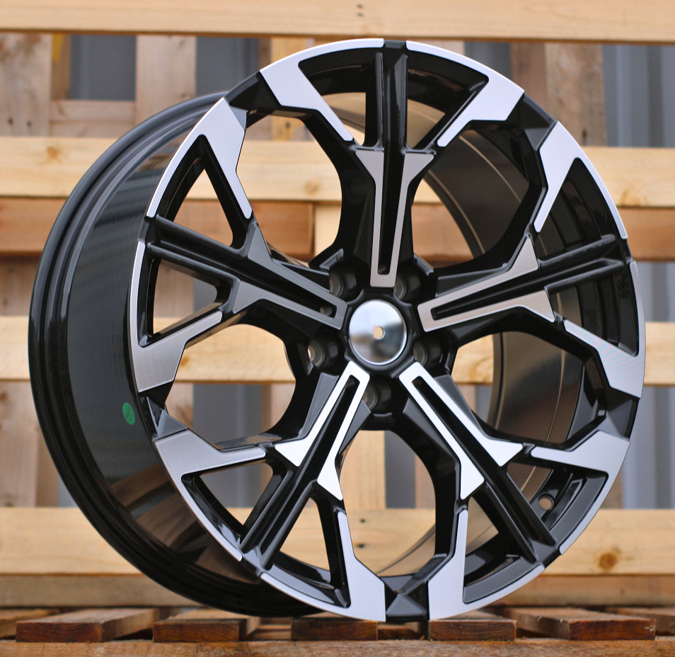 R19x9  5X112  ET  35  66.6  F9735  Black Polished (MB)  For BMW  (K8)  (NEW Model Rear+Front)