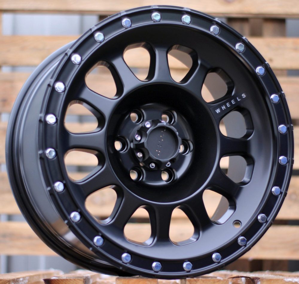 R17x8.5  6X120  ET  0  66.9  H1019  Black Matt (BM)  For 4X4  (P1)