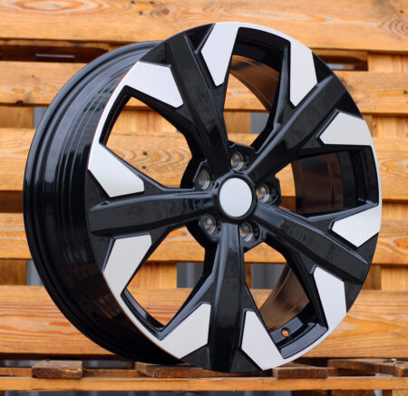 R18x7.5 5X114.3 ET 51 67.1 YF5699 Black Polished (MB) For KIA (K7) (HYBRID FORGED New Model)
