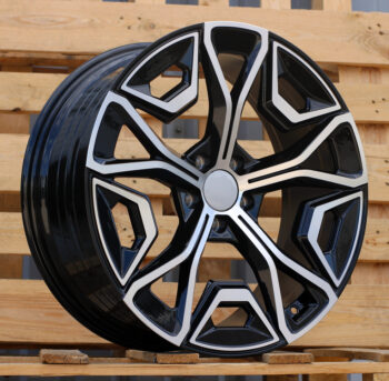 R20x8.5  5X112  ET  28  66.6  YF5670  Black Polished (MB)  For BMW  (P1)  ((IX I20) HYBRID FORGED)