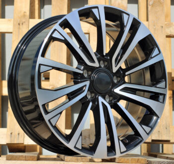 R18x8  5X120  ET  50  65.1  I1114  Black Polished (MB)  For VW  (Z6+Z5)