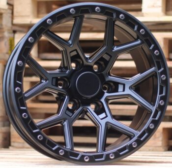 R17x9  6X139.7  ET  M12  110.1  B1536  Black Half Matt (BLHM)  For 4X4  (M)