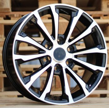 R17x7.5  6X139.7  ET  25  106.1  B1353  (FBX075)  Black Polished (MB)  For TOYOT  (Z5)  (HYBRID FORGED)