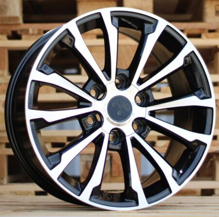 R17x7.5 6X139.7 ET 25 106.1 FBX075 Black Polished (MB) For 4X4 (K3) (HYBRID FORGED)