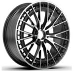 R19x8  5X112  ET  32.5  66.6  3S1384  (YF0470)  Black Half Matt+Polished Lip (BLHMPL)  For MER