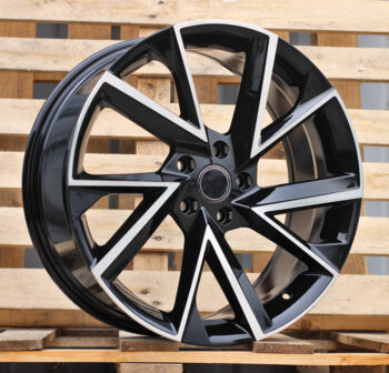 R16x6.5  5X112  ET  46  57.1  FE181  (IN0262)  Black Polished (MB)  For SKODA  (Z6+M)