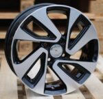 R16x6  4X100  ET  43  54.1  A422  Black Polished (MB)  For KIA  (P2)