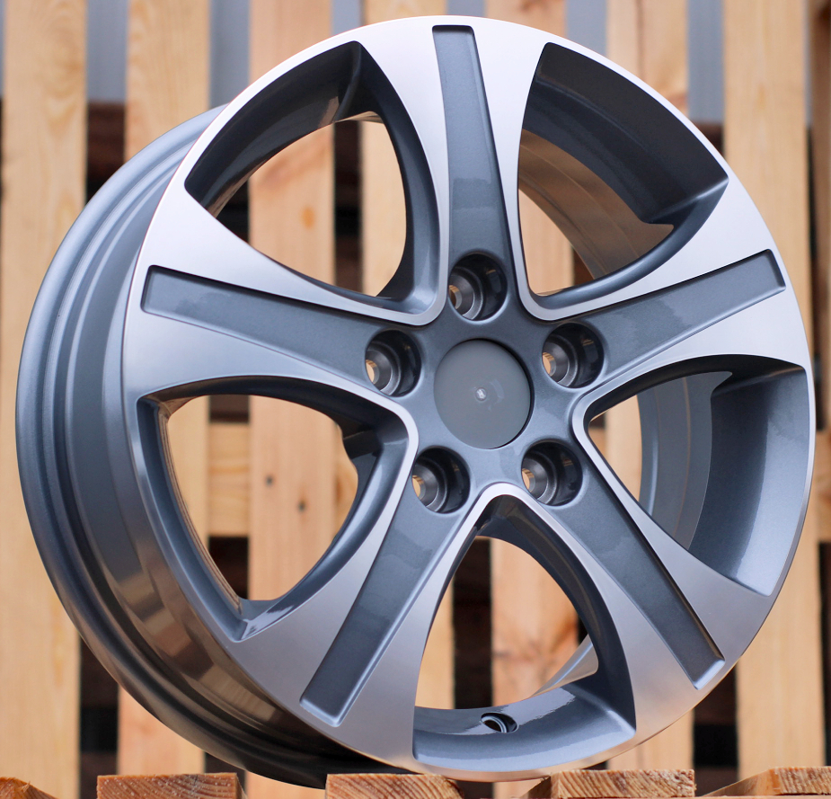 R15x6  5X114.3  ET  48  67.1  XFA13  Grey Polished (MG)  For HYUND  (L6)