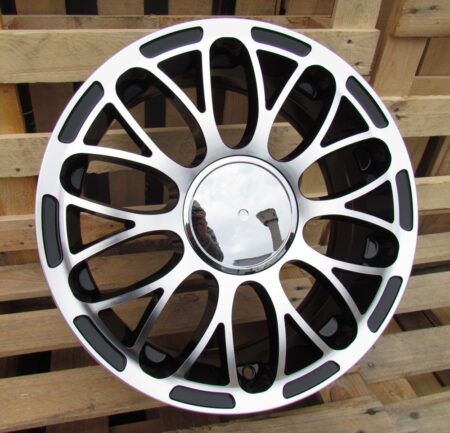 R15x6  4X98  ET  35  58.1  LU392  Black Polished (MB)  For FIAT  (P1)