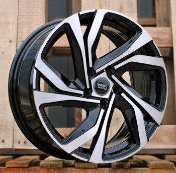 R16x6.5  5X100  ET  45  57.1  B5762  Black Polished (MB)  For RACIN  (Z7)