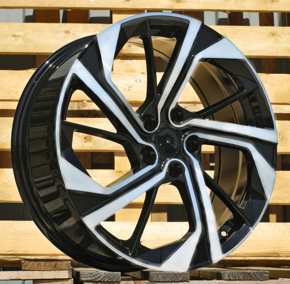 R19x7.5  5X114.3  ET  45  66.1  D1981  Black Polished (MB)  For NISS  (Z2+Z4)  (Qashqai NEW Model)