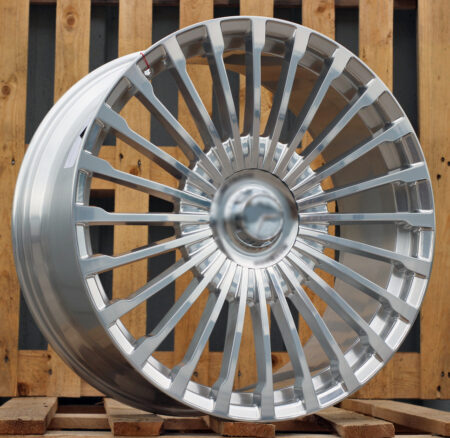 R23x10 5X112 ET 40 66.6 XFRGW618 (TX008) Full Polished (FPL) For MER (K7) (FORGED (Rear+Front))