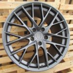 R21x9.5  5X130  ET  65  71.6  B5541  Gun Metal+Polished Lip (GMPL)  For PORCH  (K2)  (Rear+Front)