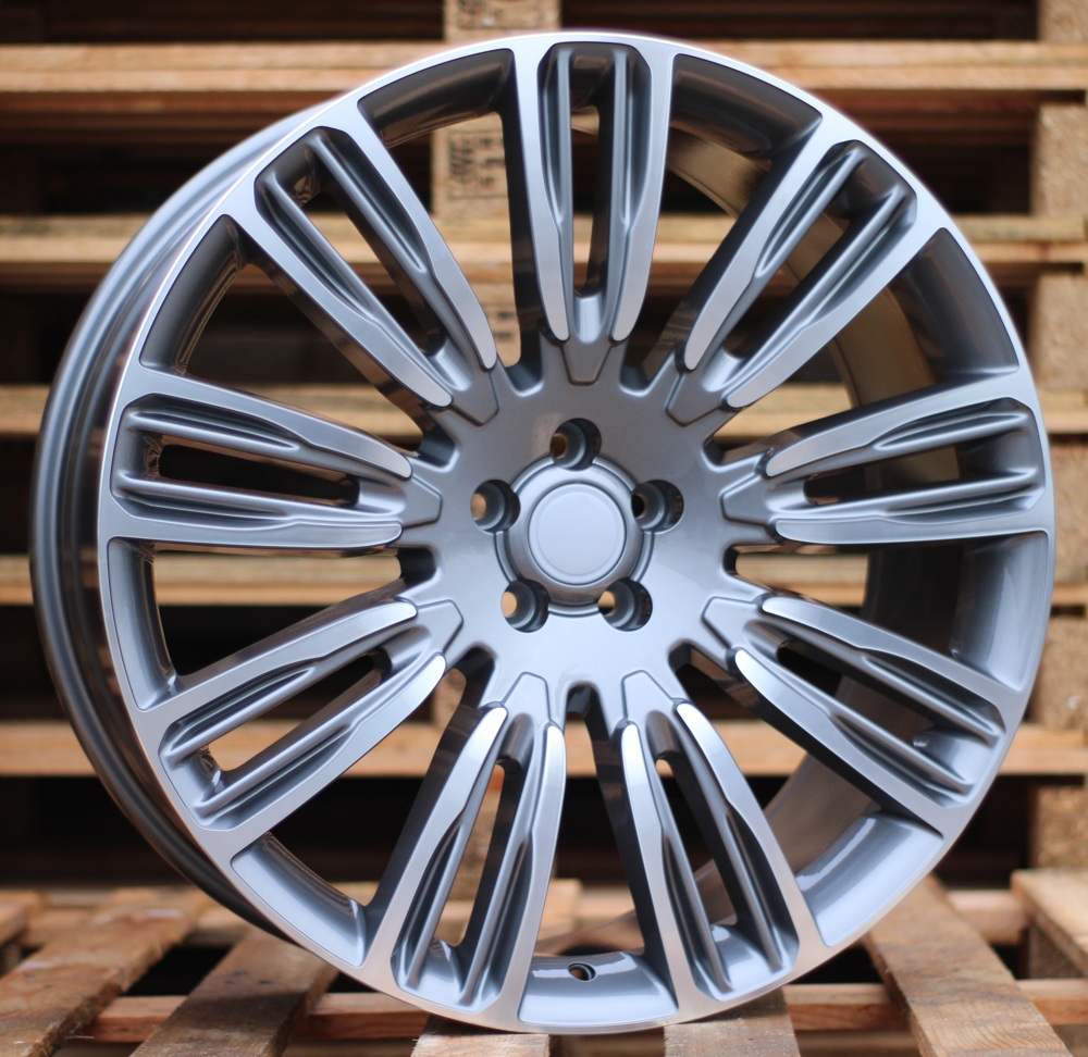 R22x9.5  5X108  ET  45  63.3  XE136  (BYD1292)  Grey Polished (MG)  For LAND  (P)