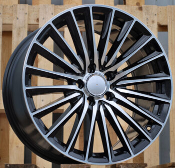 R17x7.5  5X112  ET  45  66.6  B5909  Black Polished (MB)  For MER  (L4+R)  ())