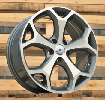 R16x6.5  5X108  ET  50  63.4  BK386  Grey Polished (MG)  For FORD  (R+K4)
