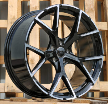 R17x7.5  5X112  ET  42  66.5  3S5997  Black Polished (MB)  For AUD  (P)  (HYBRID FORGED)