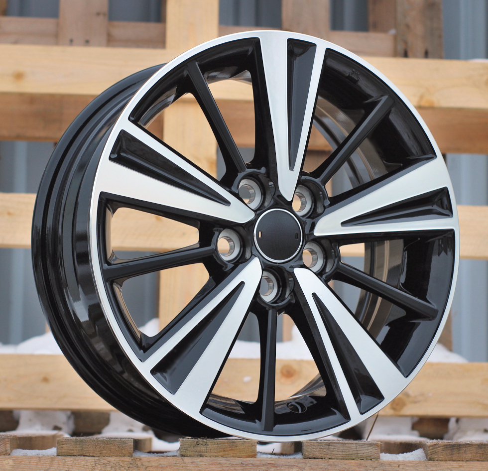 R15x6  5X100  ET  40  54.1  I5449  Black Polished (MB)  For TOYOT  (Z6)