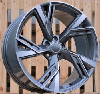 R19x8.5  5X112  ET  30  66.5  B1571  (FBX154)  Grey Polished (MG)  For AUD  (Z5+A)  (HYBRID FORGED)