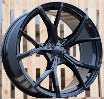 R19x8  5X112  ET  41  57.1  B5801  (FBX256)  Black (BL)  For VW  (Z6+A)  (HYBRID FORGED)