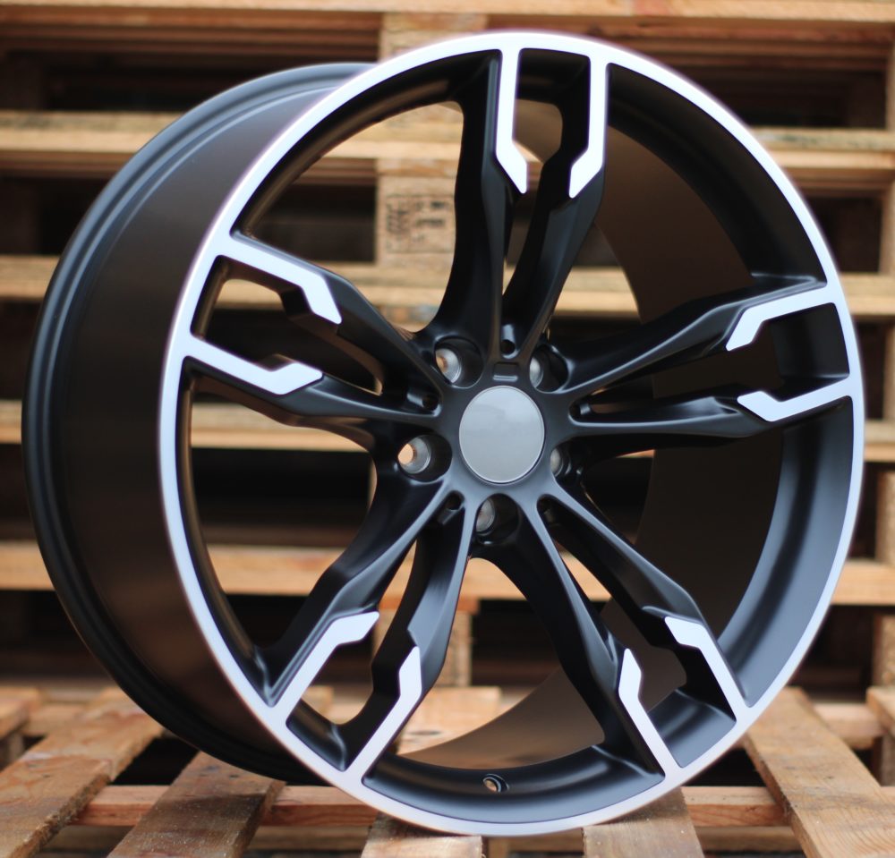 R20x9.5  5X120  ET  40  72.6  XE169  Black Polished Half Matt (MBHM)  For BMW  (P)  ((AKC 120 Eur))
