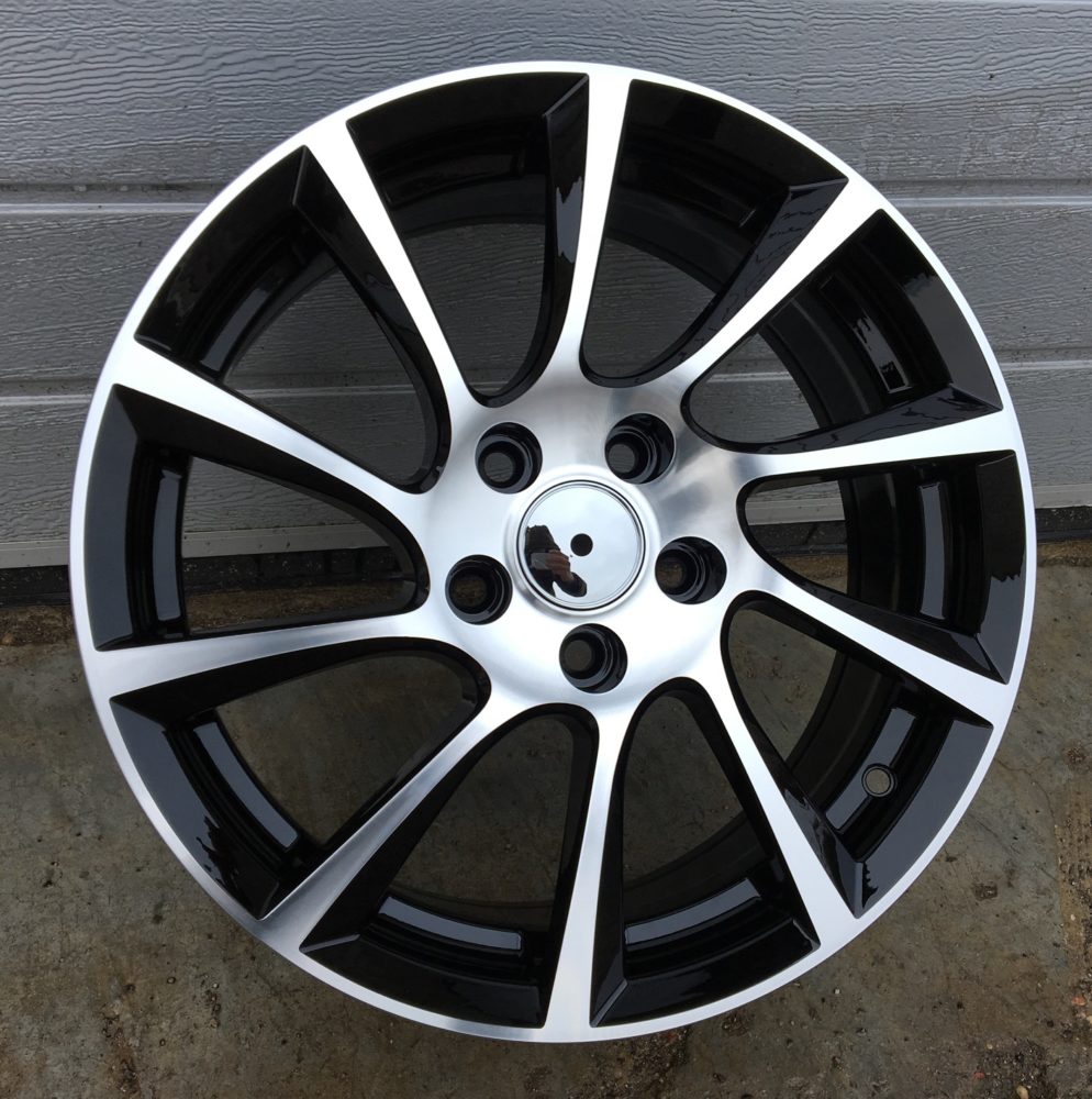 R15x6.5  4X100  ET  39  56.6  OP501  (FR540)  Black Polished (MB)  For OPEL  (R)