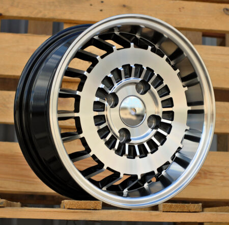R13x5.5  4X100  ET  30  67.1  L1354  Black Polished (MB)  For RACIN  (R)