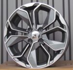 R15x6.5  4X100  ET  38  60.1  B5296  Grey Polished (MG)  For RENAU  (K2)