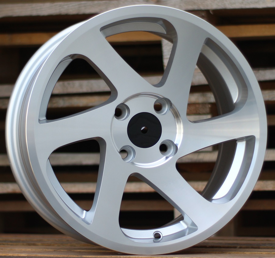 R15x7  4X100  ET  38  60.1  L1268  Machined Silver (MS)  For RACIN  (R)  (Style 3SDM (AKC 55 Eur))