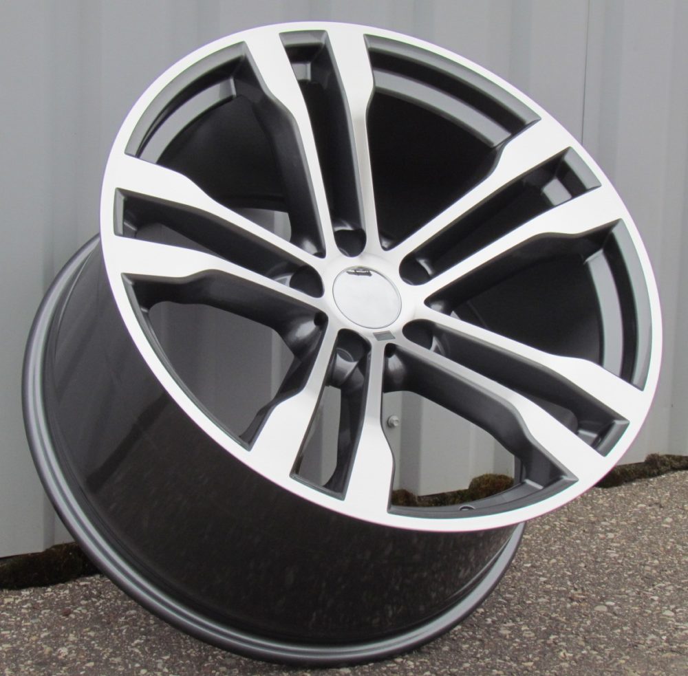 R20x11  5X120  ET  37  74.1  BK924  Grey Polished (MG)  For BMW  (K2)  ((AKC 100 Eur))