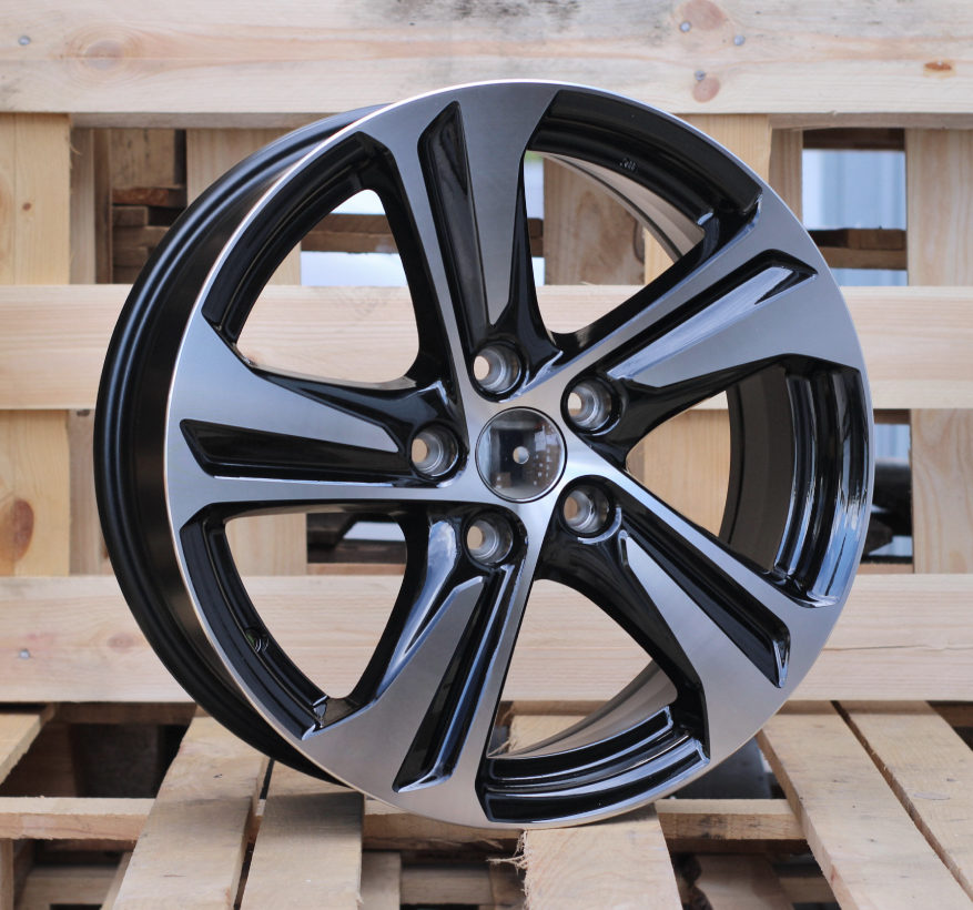 R17x7  5X114.3  ET  39  67.1  F5832  Black Polished (MB)  For TOYOT