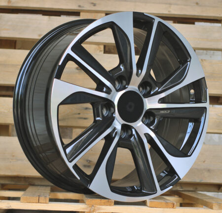 R18x8  5X150  ET  45  110.1  B1611  (FBX078)  Black Polished (MB)  For TOYOT  (K7)  (HYBRID FORGED)