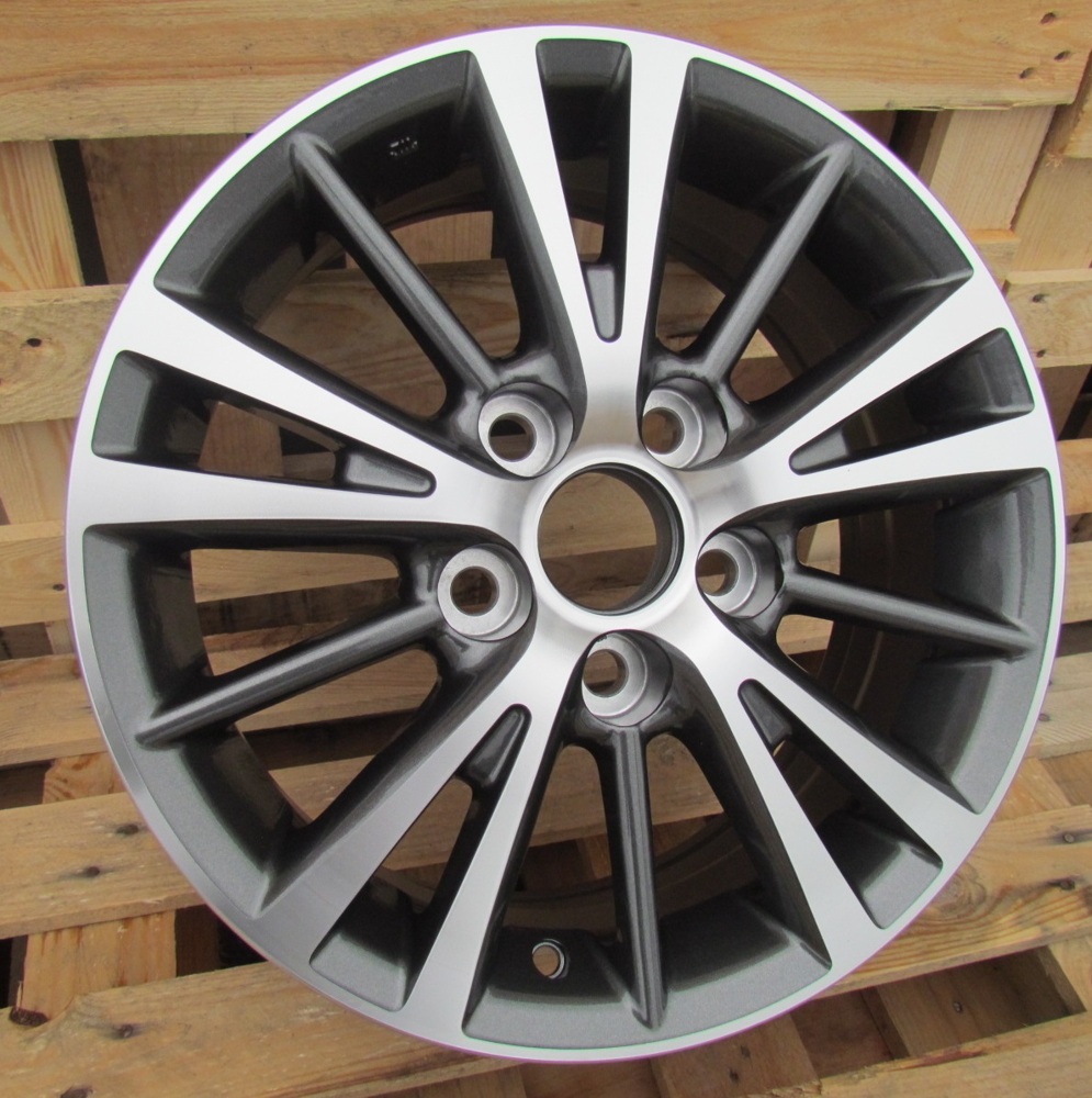 R15x6  5X100  ET  39  54.1  L1051  Grey Polished (MG)  For TOYOT  (K3)