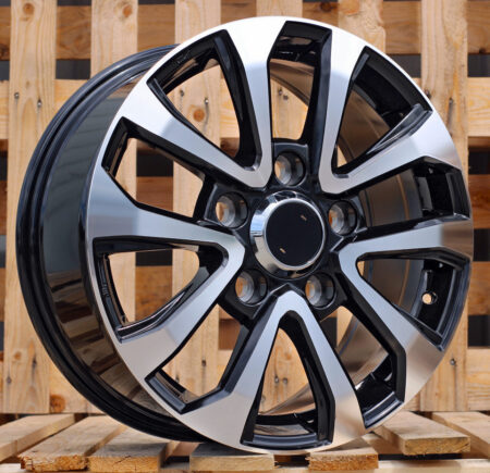 R18x8.5  5X150  ET  40  110.1  B1156  (H706F)  Black Polished (MB)  For TOYOT  (Z6)  (HYBRID FORGED)