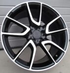 R20x8.5  5X112  ET  40  66.6  B1303  (IN5625/K5450)  Black Polished (MB)  For MER  (P2)  (Rear+Front)
