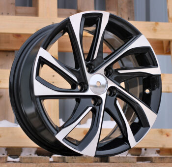 R15x6.5  5X100  ET  40  57.1  B5760  Black Polished (MB)  For RACIN  (Z7)