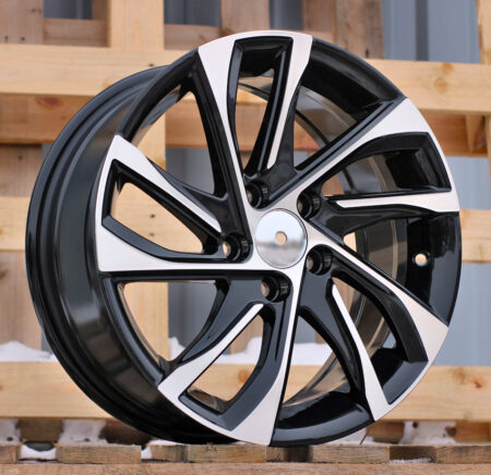 R15x6.5  5X100  ET  40  57.1  B5760  Black Polished (MB)  For RACIN  (Z7)