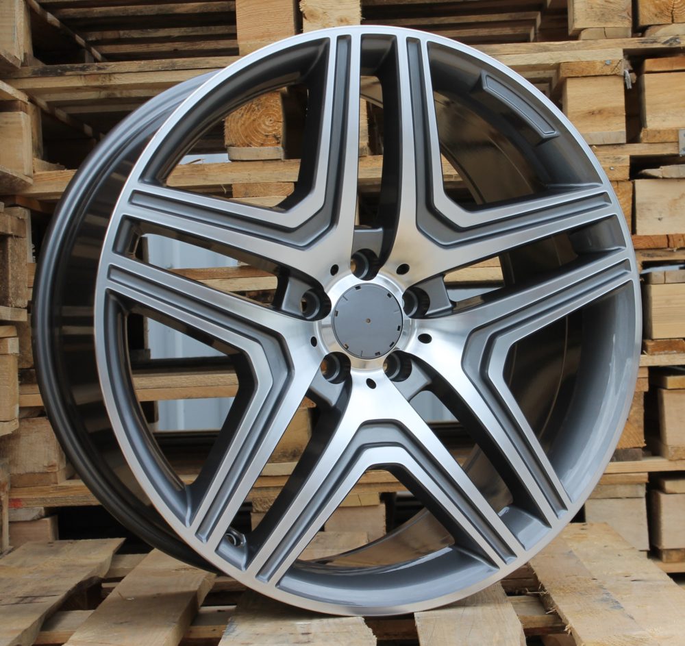 R20x9  5X112  ET  48  66.6  BK206  Grey Polished (MG)  For MER  (K4)