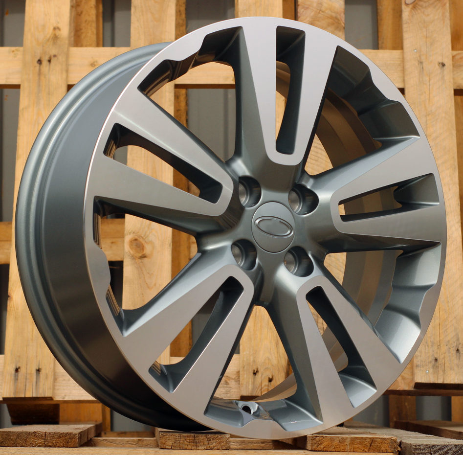 R17x6.5  4X100  ET  43  60.1  L2093  Grey Polished (MG)  For RACIN  (K3)